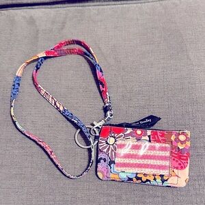Vera Bradley Floral Multicolor Lanyard